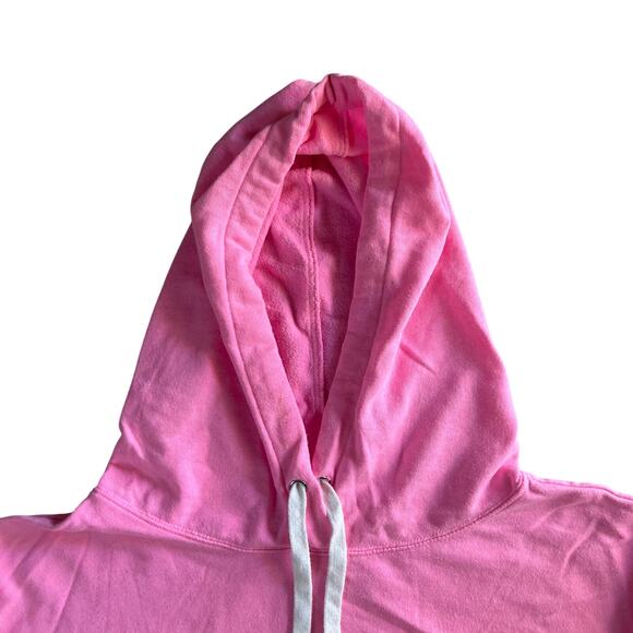 GAP Womens Pink Plain Hoodie, Size XXL, Oversize, Cotton Blend - Picture 9 of 13